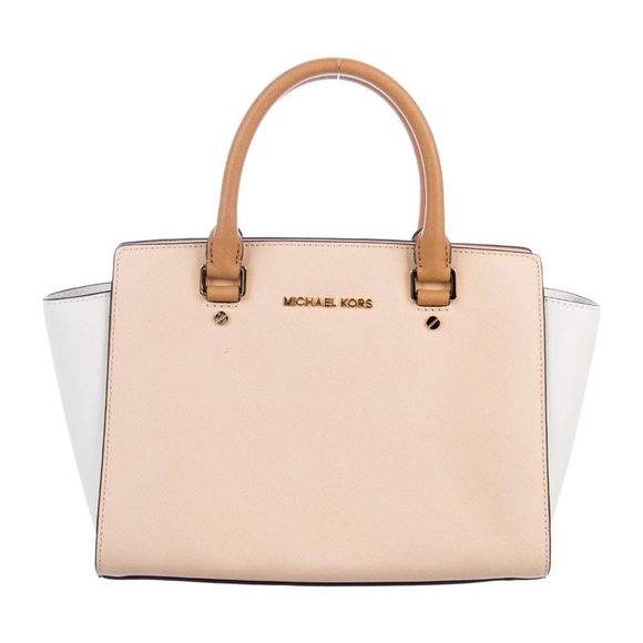 Michael Kors Leather Satchel - Picture 1 of 4